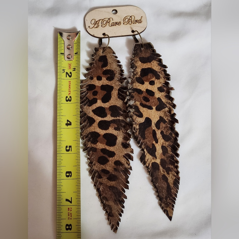 Leopard earrings